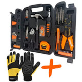 Kit de Ferramentas Max Sparta de 129 peças + Luva grossa Touch.