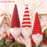 Decoração de Natal - Kit 3 Gnomo Barbudo Natalino BeardedGnome