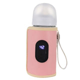 Aquecedor de Mamadeira Portátil USB Ajustável Térmico Viagem Bebê Passeio Leite Quente - ThermoBaby™