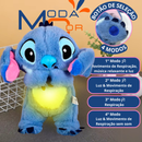 Pelúcia Stitch Disney Azul com Luz Som Respira Relaxante Ansiedade Sono Tiktok Autismo – StitchZen™