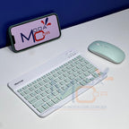 Kit Teclado e Mouse Bluetooth Sem Fio Portátil Leve Wireless Magnético Para Tablet Celular Tab S6 Lite iPad – SmartType™