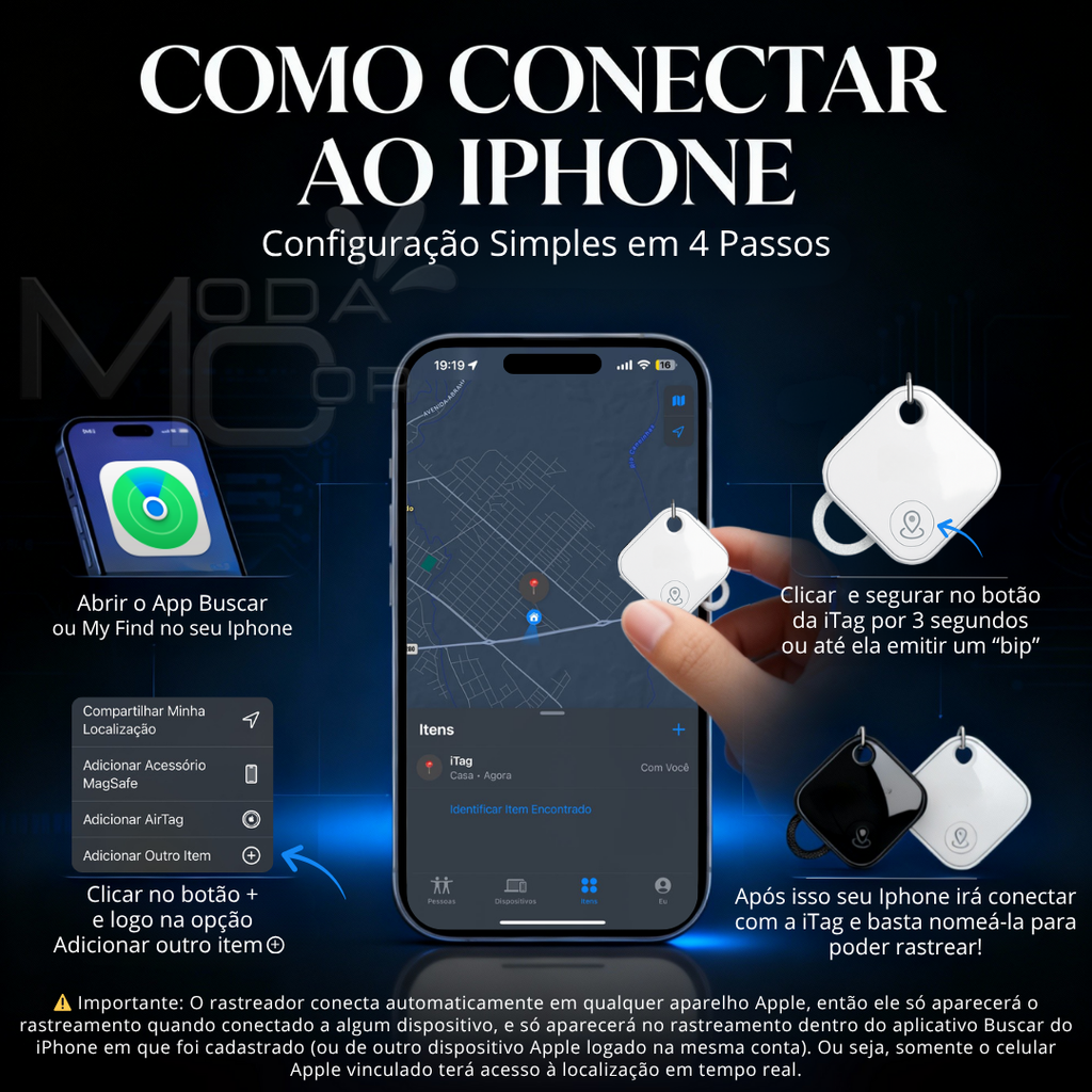 Mini Rastreador Veicular Moto Bicicleta Localizador Gps Ios