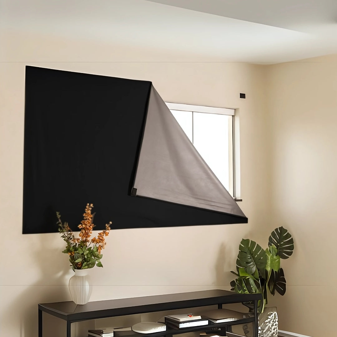 Cortina Painel Blackout com Velcro para Sala Quarto Cozinha Varias Cores