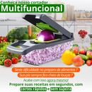 Cortador Laminador Descascador Fatiador de Legumes Profissional 16 em 1