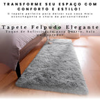 Tapete felpudo 1 metro x 60 cm para sala confortável