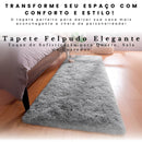 Tapete felpudo 1 metro x 60 cm para sala confortável