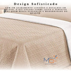 Kit Colcha Cobre Leito Luxo Matelado Queen Casal King Solteiro Padrão Premium – ComfortLuxe™