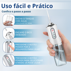 Aparelho Irrigador Oral Bucal Dental Jet Limpeza Portátil