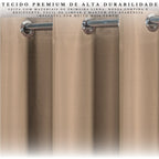 cortina blackout para quarto escuro com tecido premium