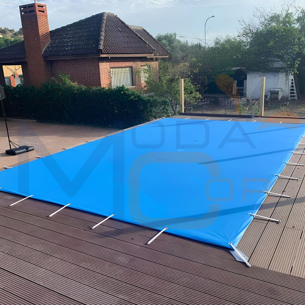 Capa de Proteção Lona Para Piscina C/ Kit Fixação Acqua Deluxe - Tamanhos Sob Medida