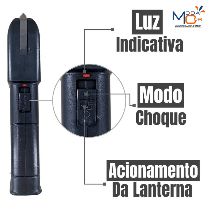 Lanterna Tática Taser Defesa Pessoal+ Coldre Brinde