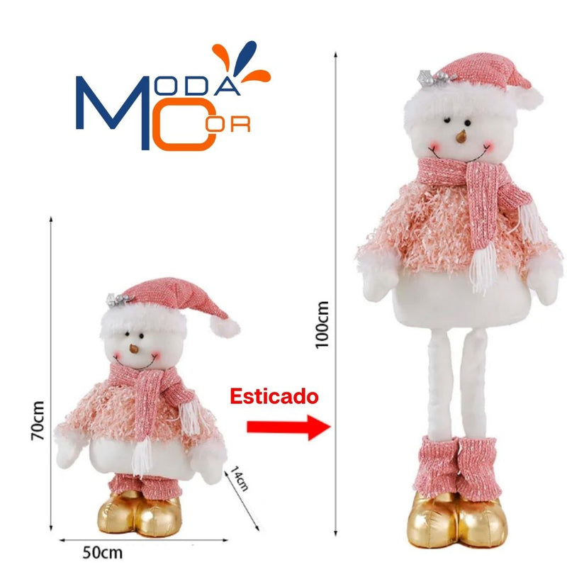 Decoração de Natal - Bonecos Elásticos Rosa StretchyDolls