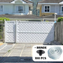 Kit Protetor de portão Lona de PVC + Kit para Fixação - Privacidade e Modernidade