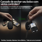 Kit 2 Controle Universal Remoto Para Portão Eletrônico