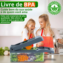 Cortador Laminador Descascador Fatiador de Legumes Profissional 16 em 1