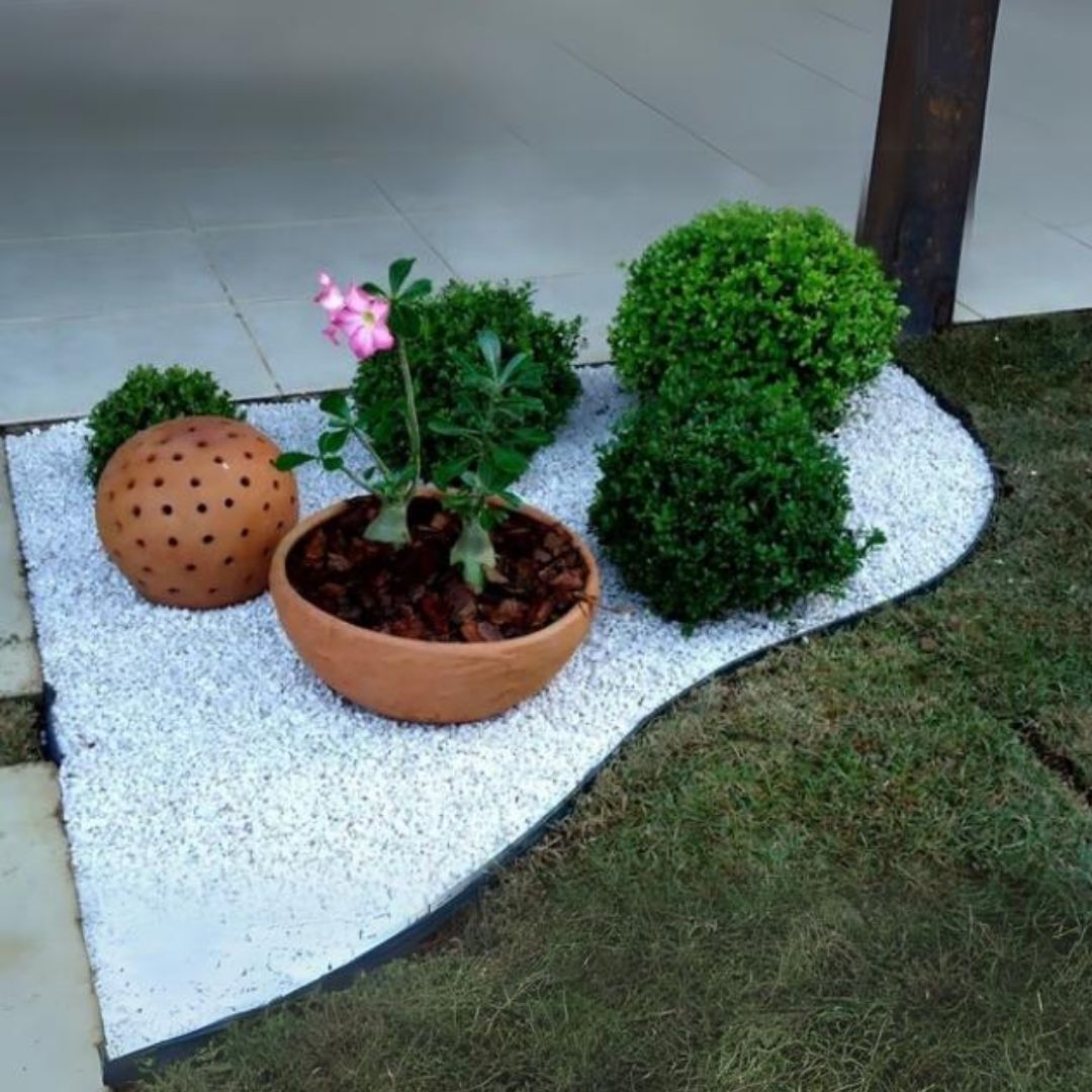 Limitador Separador De Grama Com Borda Jardim - TechGarden