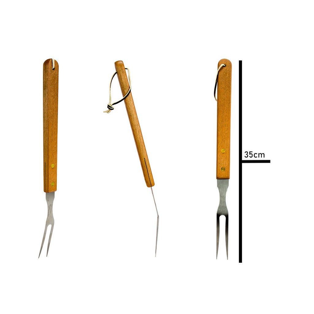 Kit Churrasco Inox 10 Itens - Aço Inox