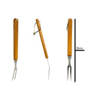 Kit Churrasco Inox 10 Itens - Aço Inox