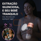 Bomba Tira Leite Portátil Recarregável Automática Extratora Elétrica para Amamentação Materno LactoBelle™