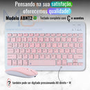 Kit Teclado e Mouse Bluetooth Sem Fio Portátil Leve Wireless Magnético Para Tablet Celular Tab S6 Lite iPad – SmartType™