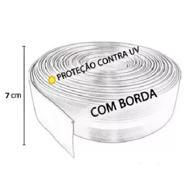 Limitador Separador De Grama Com Borda Jardim - TechGarden