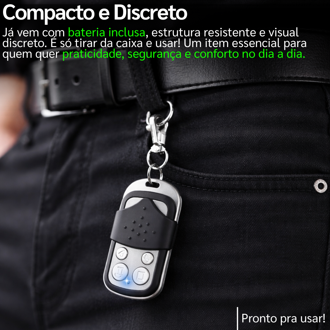 Kit 2 Controle Universal Remoto Para Portão Eletrônico