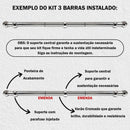 Varão de aço resistente 19mm com sistema de emenda EleganceSteel