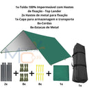 Tenda Portátil 100% Impermeável com Hastes de Fixação - Top Lander