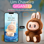Boneco Chaveiro Labubu Pelúcia 15cm Colecionável Surpresa Kpop Monster Macaron™