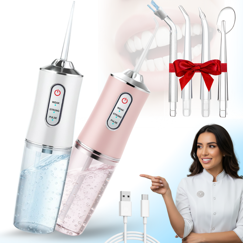 Aparelho Irrigador Oral Bucal Dental Jet Limpeza Portátil