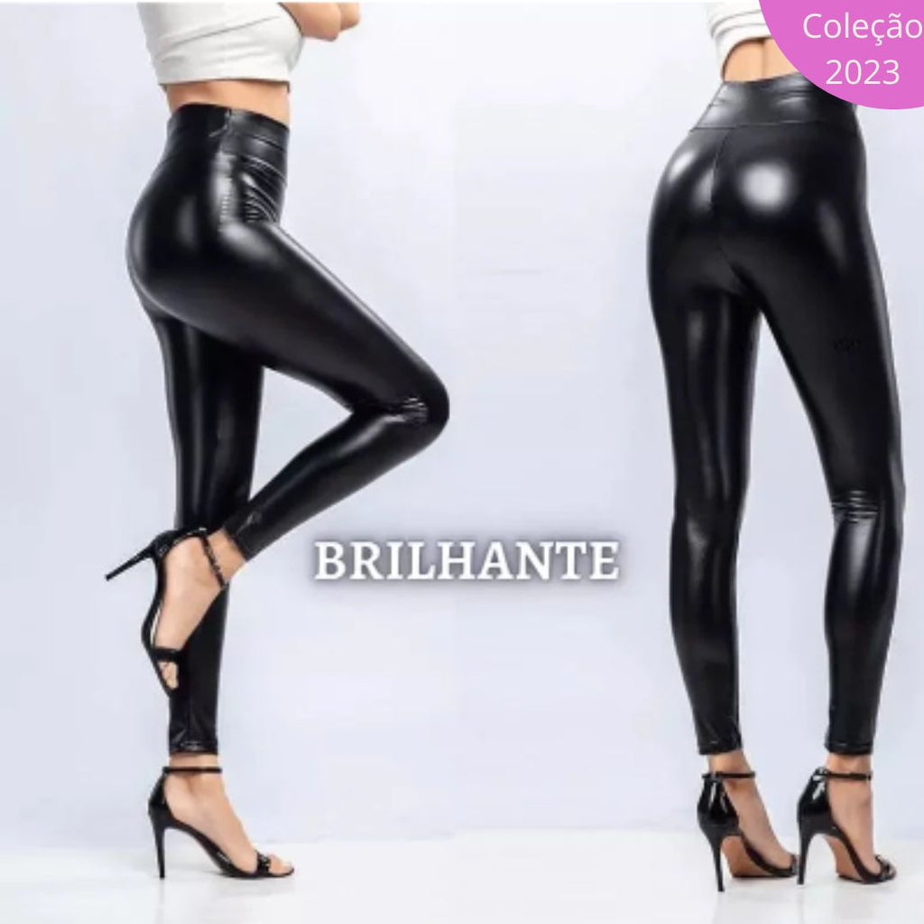 Legging de couro aveludada - HotPlume 2024