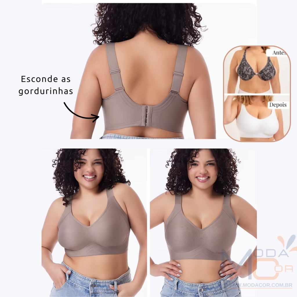 Sutiã Premium Reforçado de Alta Sustentação e Conforto