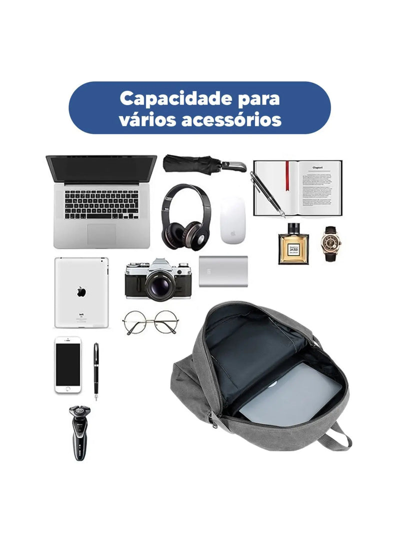 Mochila Resistente Reforçada Unissex - AdventurePro