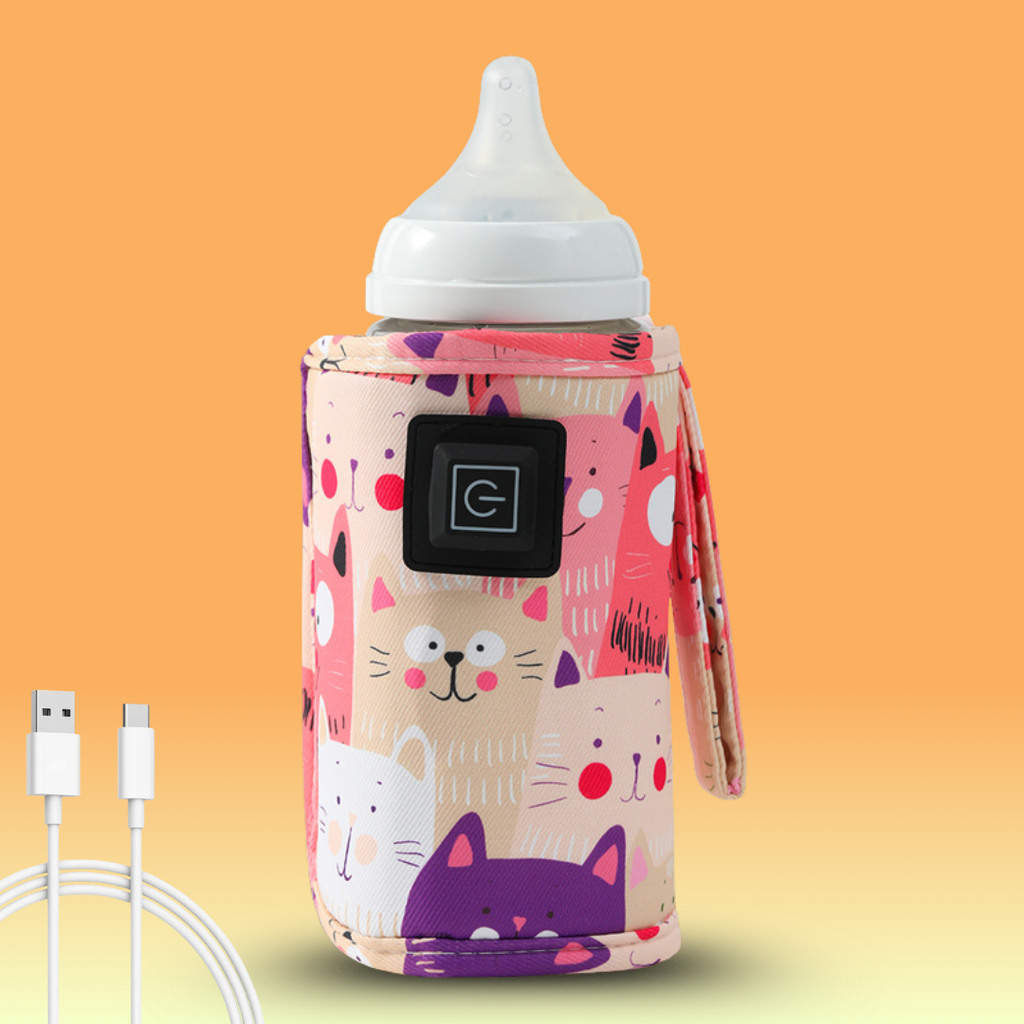 Aquecedor De Mamadeira Portátil Universal Leite Térmico Usb Viagem Passeio - Milky™