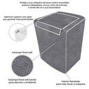 Capa Máquina de Lavar Impermeável Flanelada Zíper Electrolux Brastemp Consul Colormaq – LavProtec™