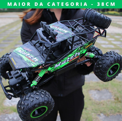 Carrinho de Controle Remoto 4x4 - Off Road *Maior da Categoria