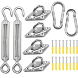 Kit de Fixação para Toldo - Aço Inoxidável
