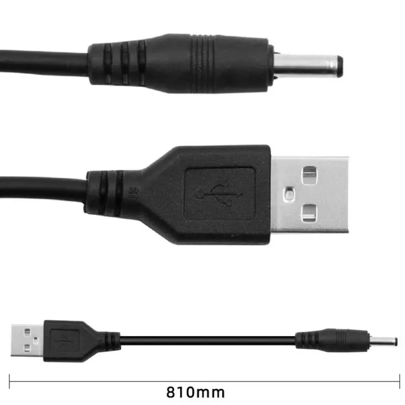 Cabo Usb Um Macho Para 3.5mm Conector 5 V Dc Carregador De Alimentação