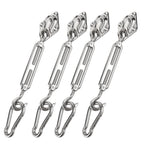 Kit de Fixação para Toldo - 4 Esticadores - Aço Inoxidável