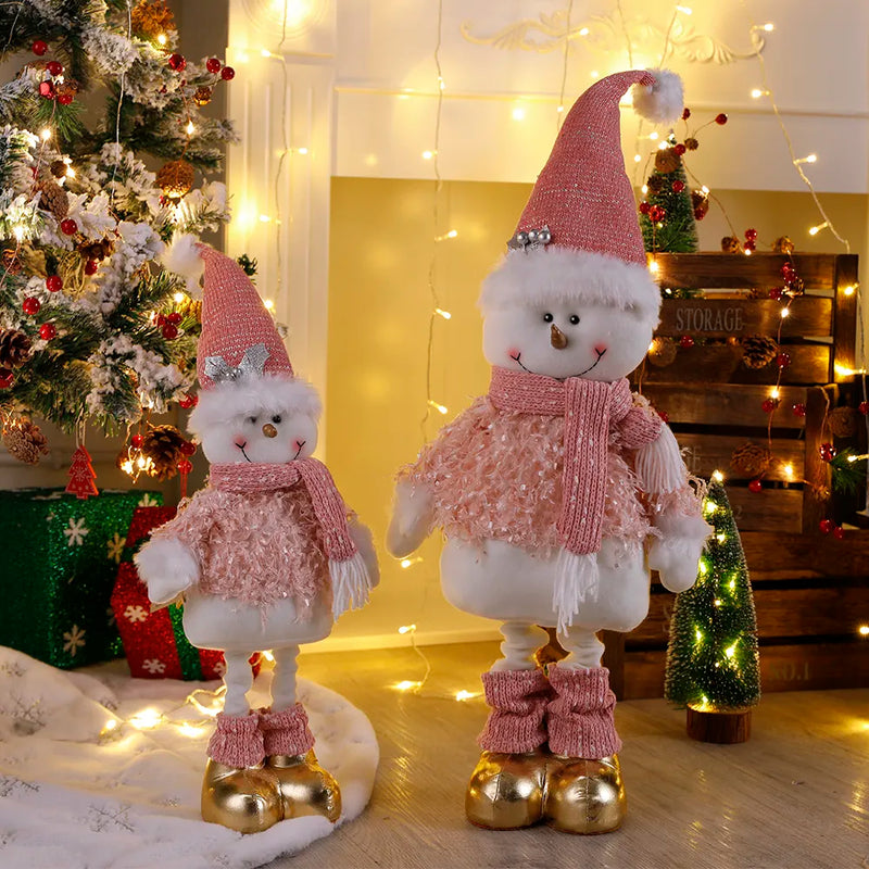 Decoração de Natal - Bonecos Elásticos Rosa StretchyDolls