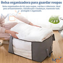 Organizador Roupas Cama Edredom Cobertor Dobrável Zíper Visor Anti-Poeira Umidade – EcoBox™