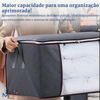 Organizador Roupas Cama Edredom Cobertor Dobrável Zíper Visor Anti-Poeira Umidade – EcoBox™