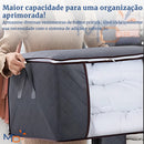 Organizador Roupas Cama Edredom Cobertor Dobrável Zíper Visor Anti-Poeira Umidade – EcoBox™