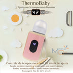 Aquecedor de Mamadeira Portátil USB Ajustável Térmico Viagem Bebê Passeio Leite Quente - ThermoBaby™