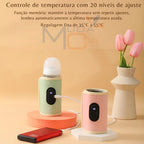 Aquecedor de Mamadeira Portátil USB Ajustável Térmico Viagem Bebê Passeio Leite Quente - ThermoBaby™