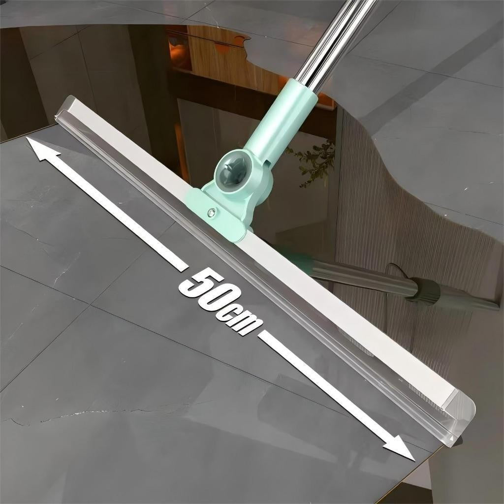 Rodo Mágico Silicone Multiuso 50cm Extensível Piso Vidro Seco Molhado Vassoura Gancho – CleanMaster™