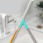 Rodo Mágico Silicone Multiuso 50cm Extensível Piso Vidro Seco Molhado Vassoura Gancho – CleanMaster™