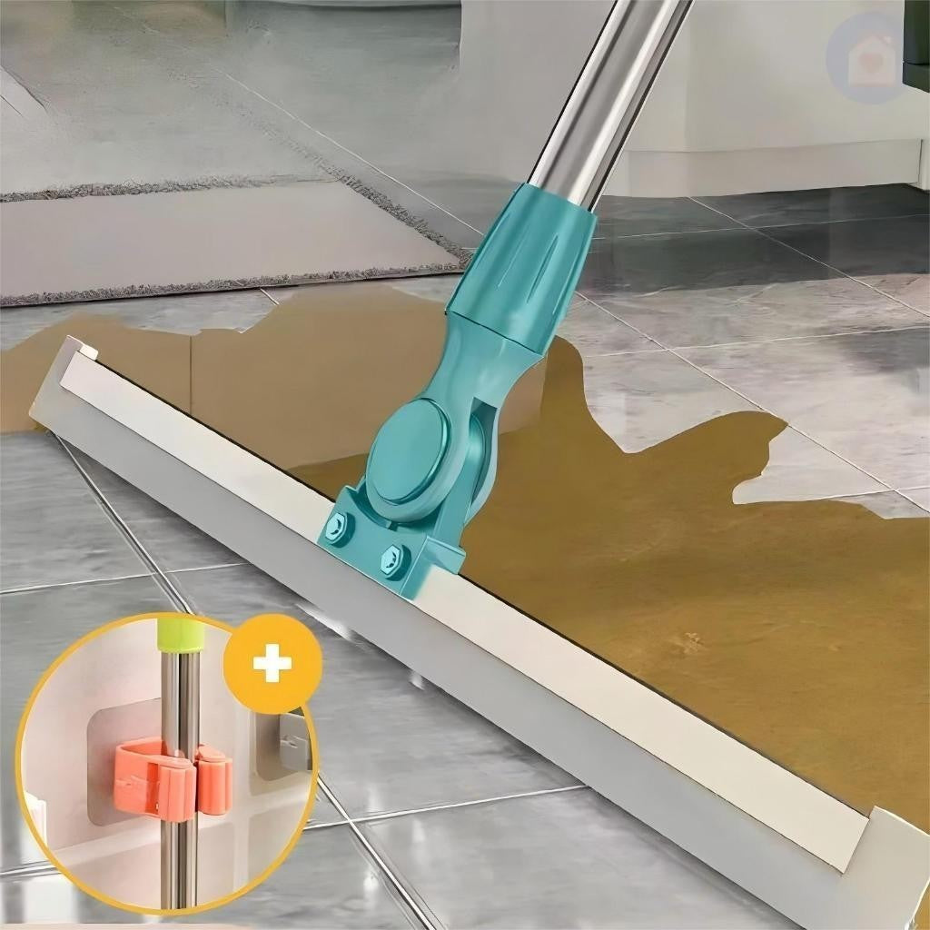 Rodo Mágico Silicone Multiuso 50cm Extensível Piso Vidro Seco Molhado Vassoura Gancho – CleanMaster™