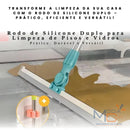 Rodo Mágico Silicone Multiuso 50cm Extensível Piso Vidro Seco Molhado Vassoura Gancho – CleanMaster™