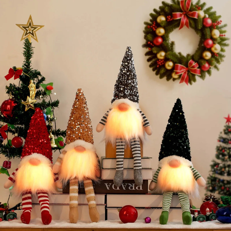 Decoração de Natal - Gnomo Barbudo Luminoso GnomeLight